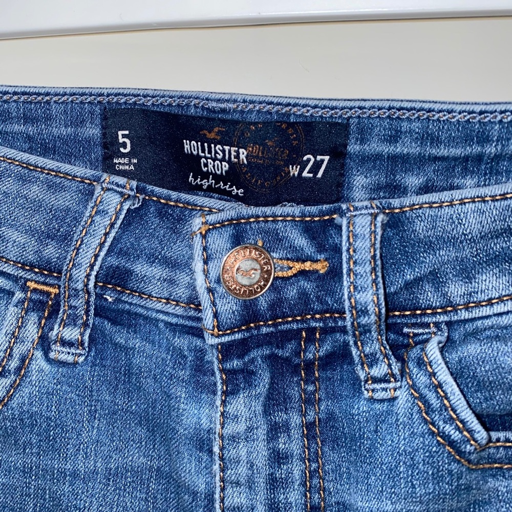 Hollister Crop Skinny Jeans Size 5